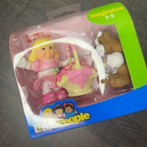 Fisher-Price Little People Pink Tea Party Doll Set